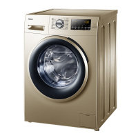 Haier/海尔洗衣机滚筒家用8公斤 EG8012B919GU1 智能变频 金色 全自动洗衣机
