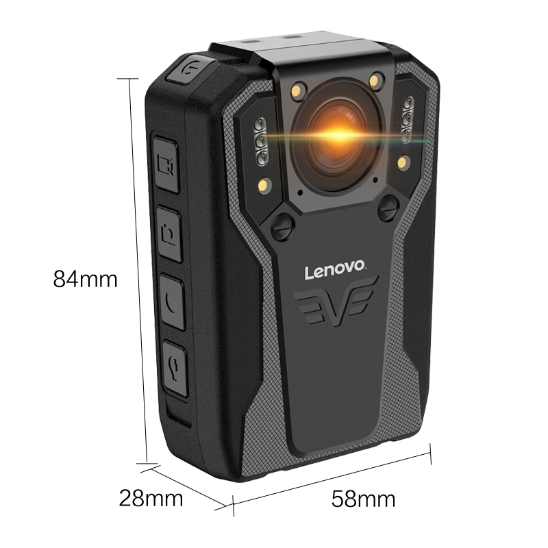 联想(Lenovo)DSJ-5H【官方标配64G】执法记录仪1296P高清红外夜视无线遥控抓拍录像专业便携式录音录像设备