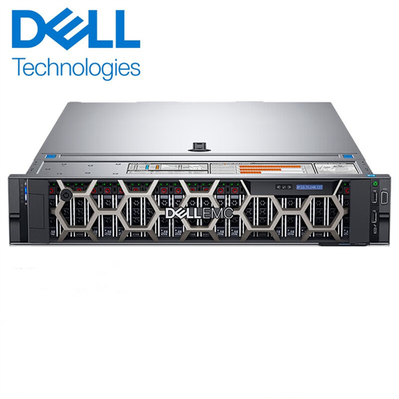 戴尔R740服务器/2*2.2GHZ/2*32GB/2*8TSATA 双核至强Xeon-铂金8253*2 四口千兆/导轨高清大图