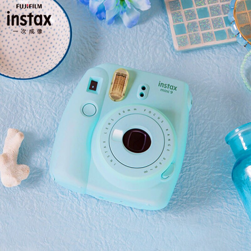 富士instax立拍立得 一次成像相机 mini9 冰霜蓝