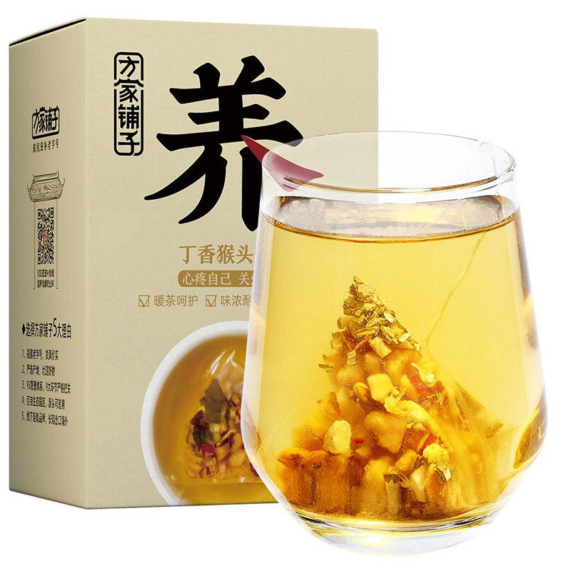 方家铺子 丁香猴头菇茶100g 组合花草茶袋泡养生茶