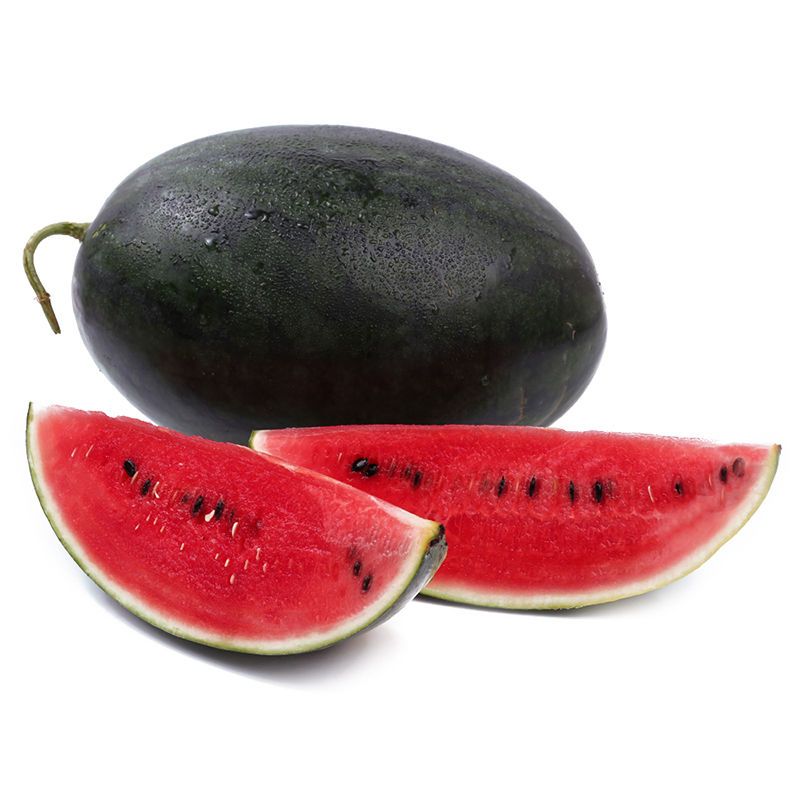 Vakada瓜类山地西瓜黑美人西瓜水果包熟当季新鲜水果山地种植4 12斤一个装 净重7 9斤 价格图片品牌报价 苏宁易购心扬专营店