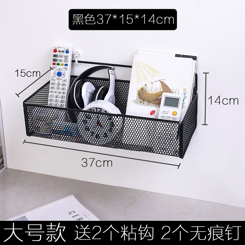 床头置物架免打孔卧室挂墙壁挂篮厨房卫生间墙上面收纳架宿舍收纳层架 三维工匠高清大图