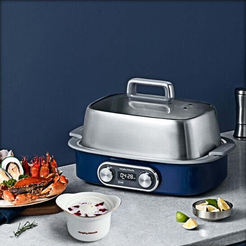 摩飞电器morphyrichards全自动智能电蒸锅mr1168视频