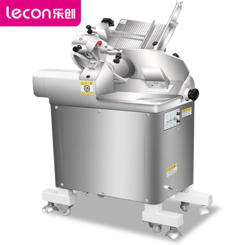 乐创(lecon) LC-Q30 全自动商用切片机牛羊肉卷电动台式不锈钢切肉机 13寸立式切片机