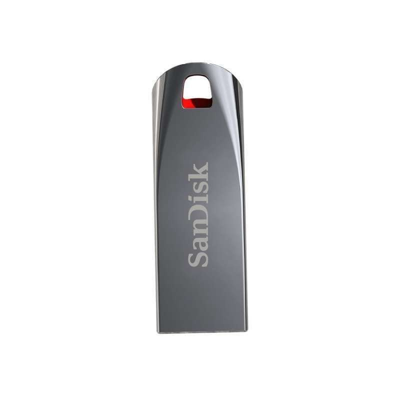 闪迪(SanDisk)酷晶 金属迷你创意U盘 CZ71/32G 银灰色 内含安全加密软件