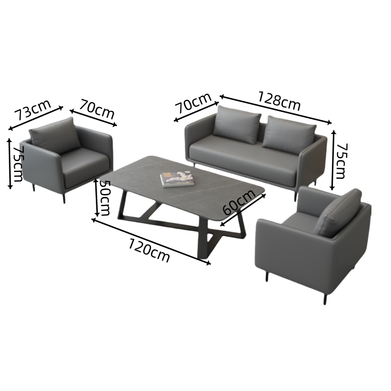 豫龙都办公沙发1+1+2+茶几套高清大图