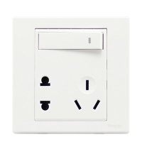 施耐德电气 EV15/10U 10A 如意系列 白 一开五孔