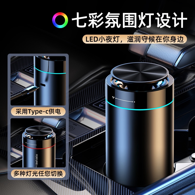 茁泥车载涡轮香薰机C09高清大图