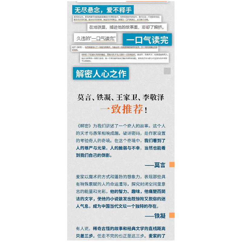正版新书]解密(2024版)麦家9787530223963高清大图