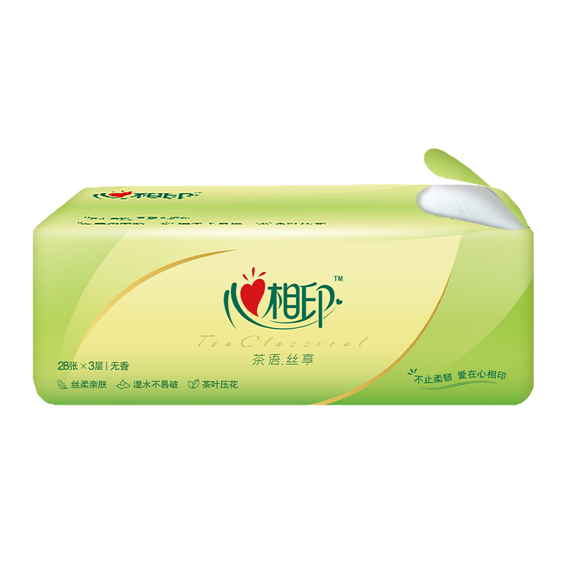 心相印丝享系列纸餐巾3层28片YB.10包装T4035-1提高清大图