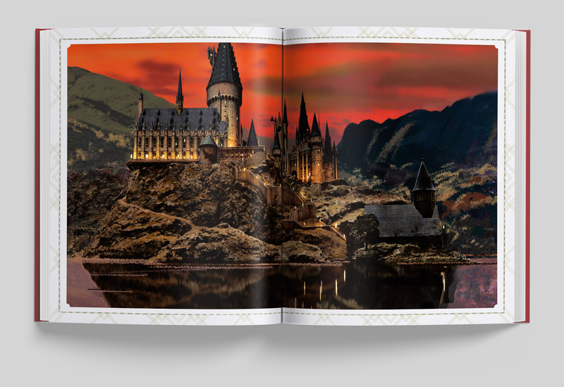 [正版]赠书签+海报+明信片哈利·波特解析场景设定 华纳哈利波特经典设定第二本8部电影+9大主题场景+396幅精美图片高清大图