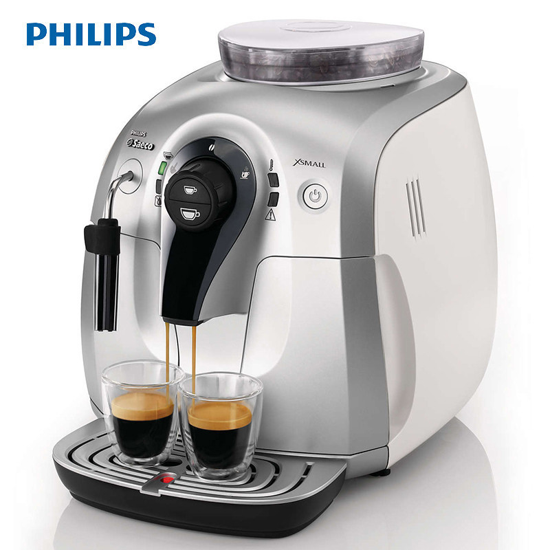 飞利浦/ (Philips) HD8745 Saeco 意式浓缩咖啡机 现磨打奶泡小巧节能