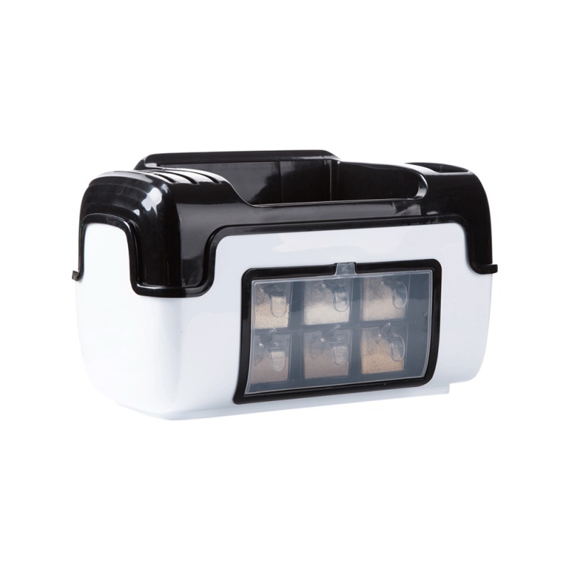 调味罐调料盒置物架组合装 厨房用品盐罐调料罐收纳盒套装