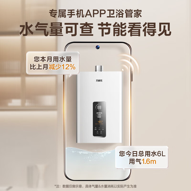 万家乐 烟灶热厨电套餐装 20立方大吸力油烟机5.0KW火力台嵌两用天然气灶12L热水器AT051+AY5C+12TP1高清大图