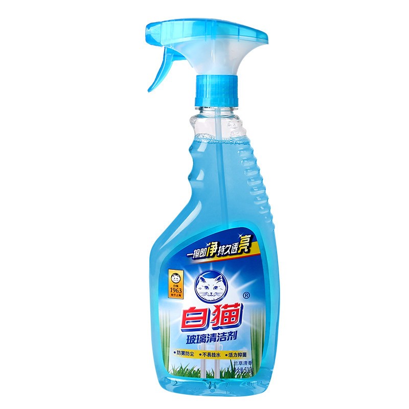 白猫 玻璃清洗剂 500g(单位:瓶)