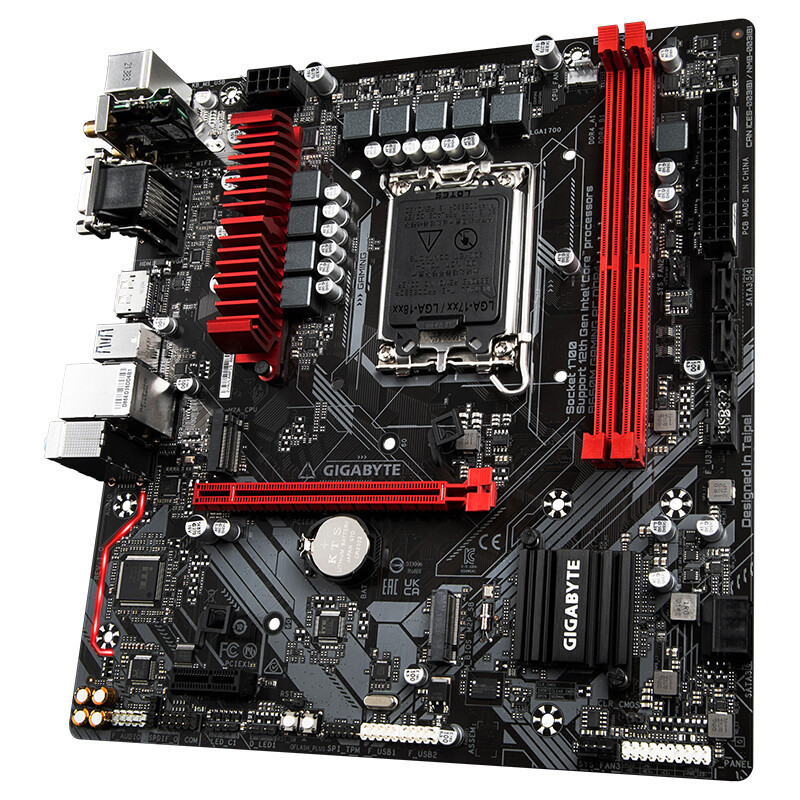 技嘉B660M GAMING AC DDR4主板+12代英特尔7400 主板套装