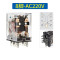 正泰 小型中间继电器JZX-22F(D)/2Z 8脚(继电器+底座) 直流DC 12V