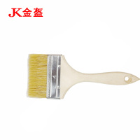 金盔纯猪鬃毛油漆刷毛刷4寸/把