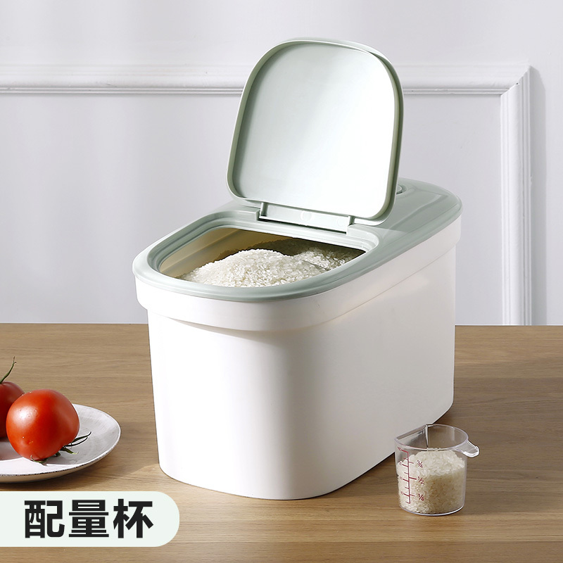 Enyakids密封米桶厨房储米箱20斤装家用塑料米缸防虫米面大米收纳箱