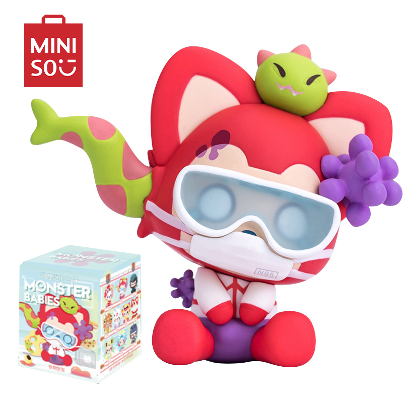 名创优品(miniso) 怪物宝宝系列阿狸盲盒潮玩可爱公仔手办生日礼物创意玩偶