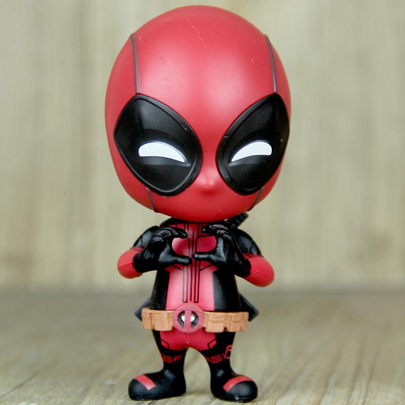 小贱贱车载摇头摆件装饰品公仔玩 [(比心款)死侍可摇头送双面胶] [!