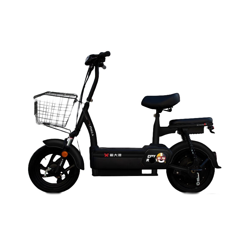 派乐/PALLA K6 电动车 3C新国标48V20ah大容量电瓶车代步车电动自行车 K6油光哑黑