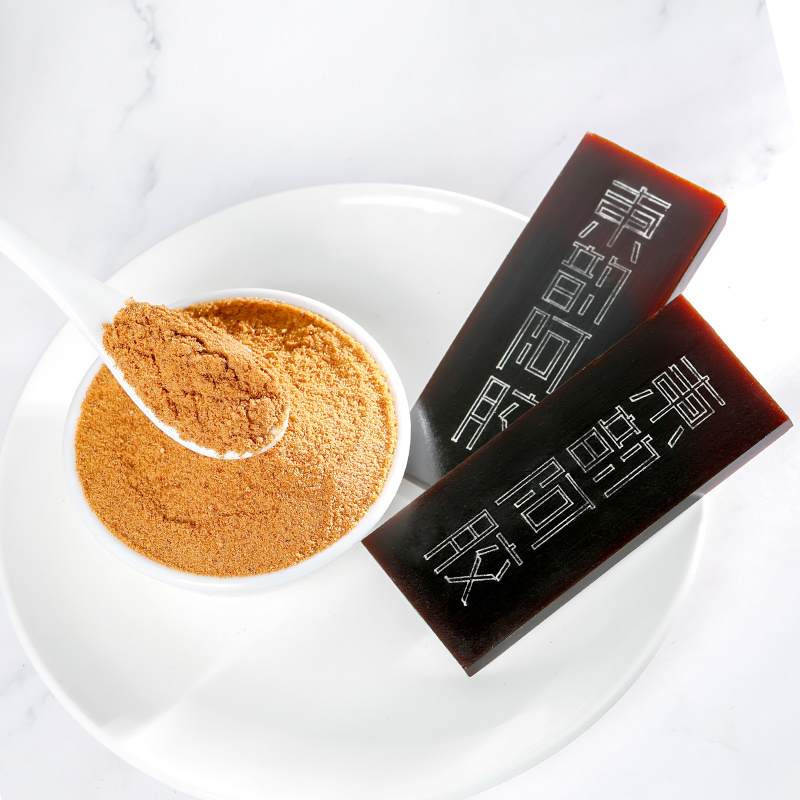 青源堂 阿胶片 山东驴皮250g 铁盒装阿胶块 熬制阿胶糕