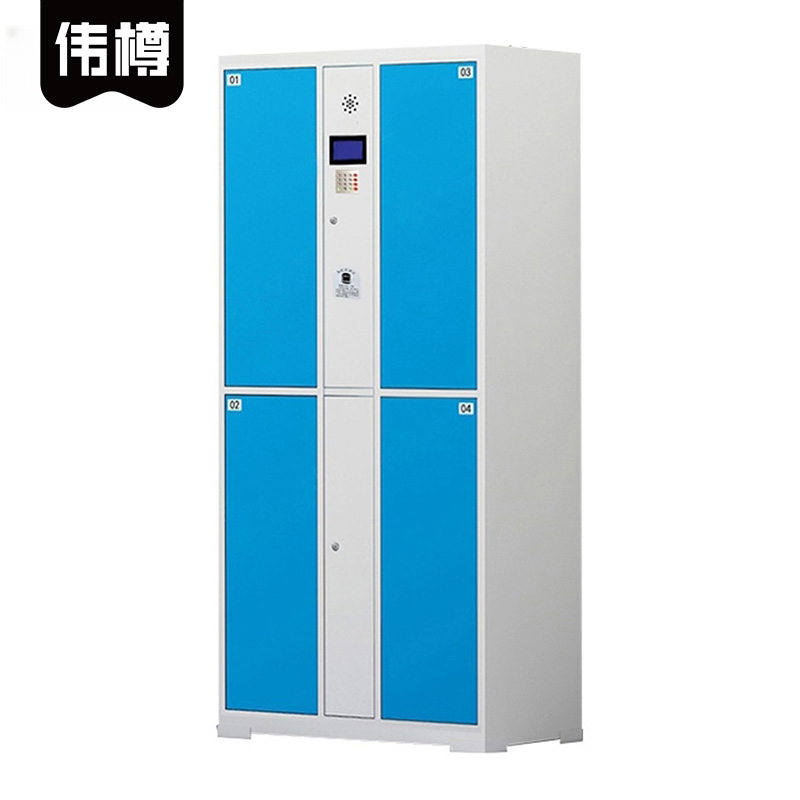 伟樽电子存包柜指纹识别4门850*460*1800mm台高清大图