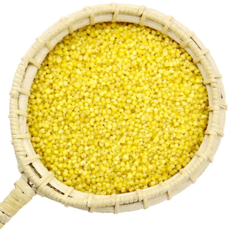 艾谷山西黄小米2kg(小米粥 五谷杂粮 粗粮 山西小米 )高清大图