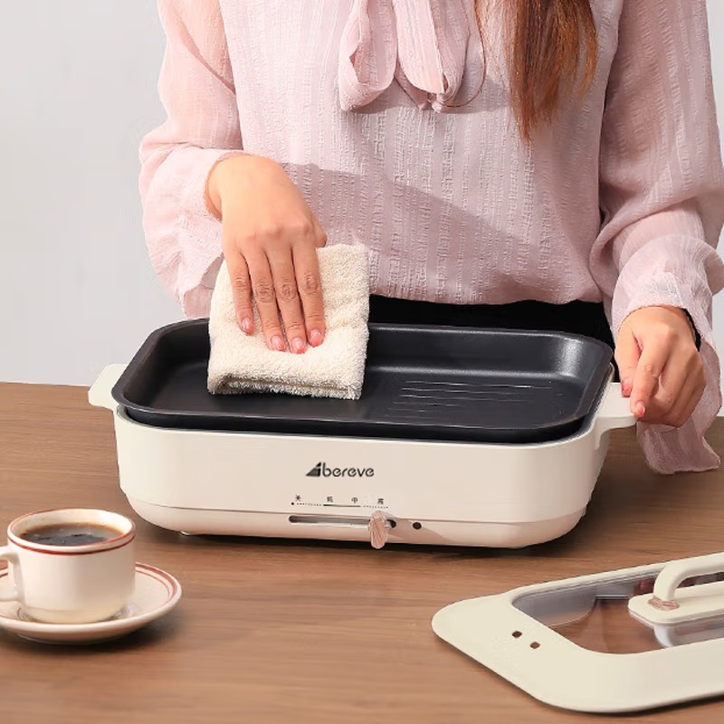 艾贝丽多功能料理锅ABL-LLG27白色3.5L