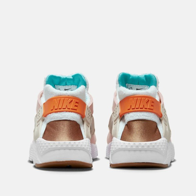 Nike Huarache Run (GS) 减震耐磨防滑 低帮 跑步鞋 白粉棕 FD4632-181