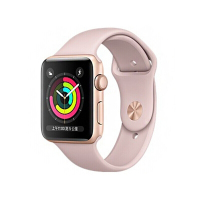 苹果 Apple Watch Series 3 S3 第三代智能穿戴金属50防水手表 金色(粉色)运动型 38mm