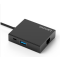 联想(Lenovo)Type-C扩展坞 转千兆网口转换 USB3.0分线器HUB笔记本扩展坞带供电 C130 黑色