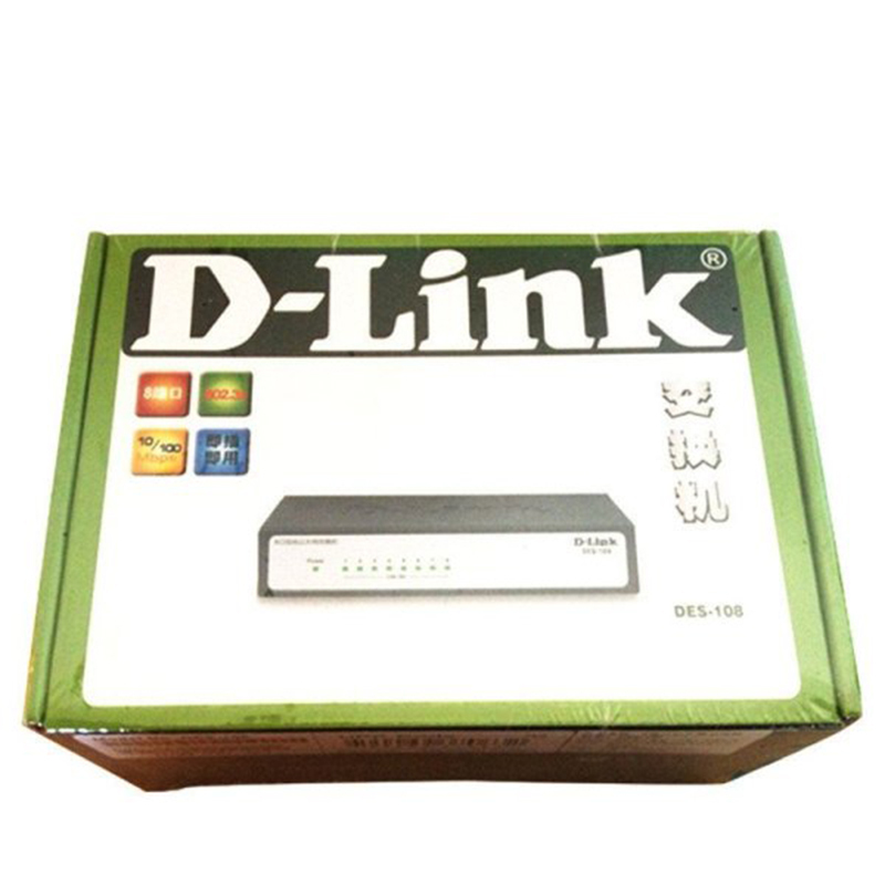友讯(DLINK铁盒 交换机 )8口百兆 DES-108 (单 位:个)