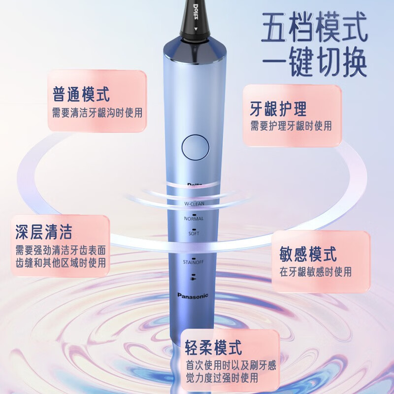松下 电动牙刷EW-DC70-G405 绿色高清大图