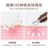 玖美堂黄金鱼子酱熨斗眼霜淡黑眼圈眼袋提拉紧致细纹干纹脂肪粒胶原蛋白滋润补水电动按摩精华霜男女士