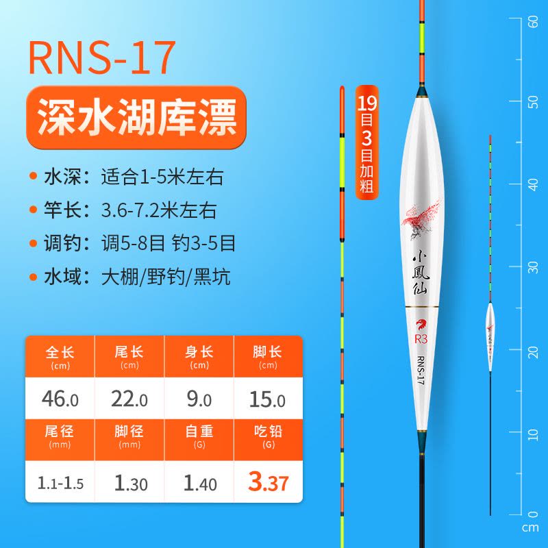 小凤仙轻口小碎目鲫鱼漂高灵敏正品纳米浮漂醒目浮标野钓漂防风浪图片