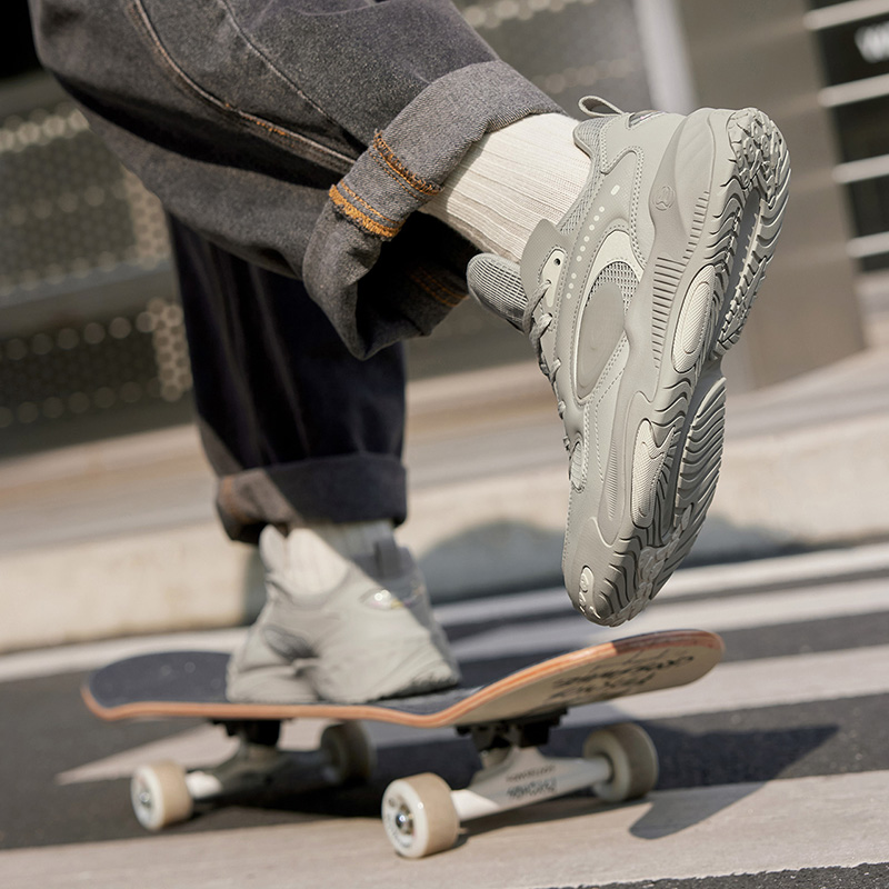 锦程4.0丨361°男鞋运动鞋新款透气休闲鞋网面鞋厚底板鞋男高清大图