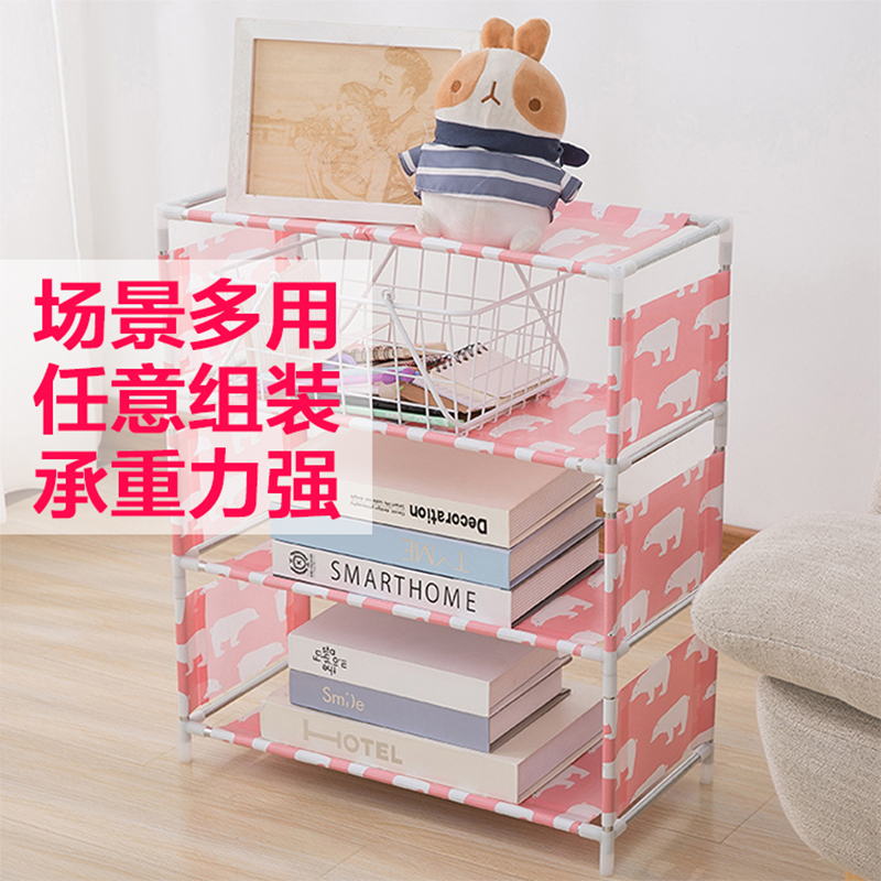 鞋架简易家用口宿舍女鞋柜收纳经济型防尘多层组装小鞋架子高清大图