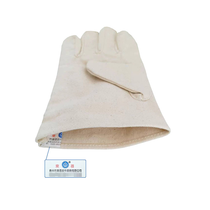 东蓓 短帆布手套1 半衬纯棉100% 25cm长 均码 副高清大图