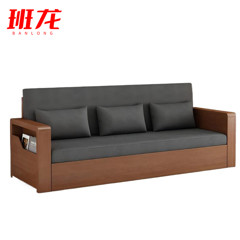班龙沙发床1.2m带储物张高清大图