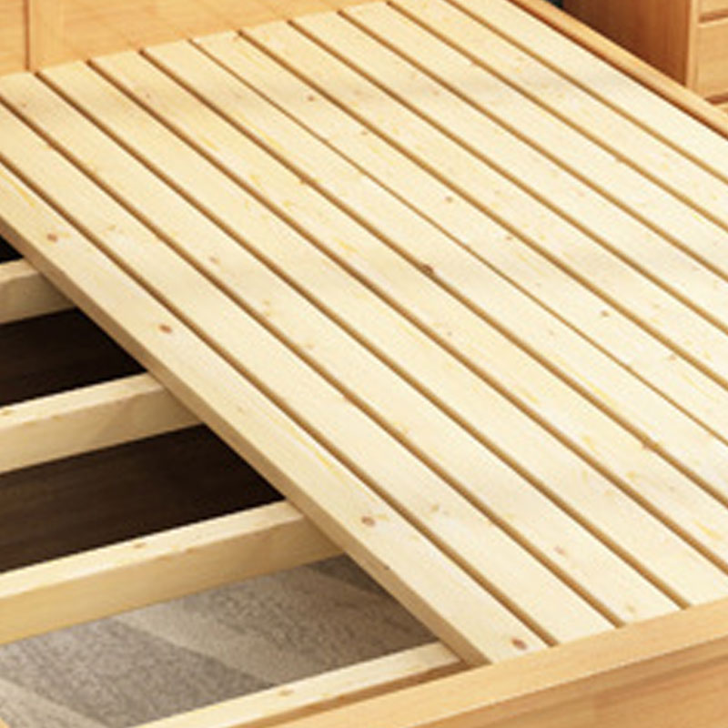 臻远ZY4031116 实木床宿舍家具1.2米单人床含两个床头柜高清大图