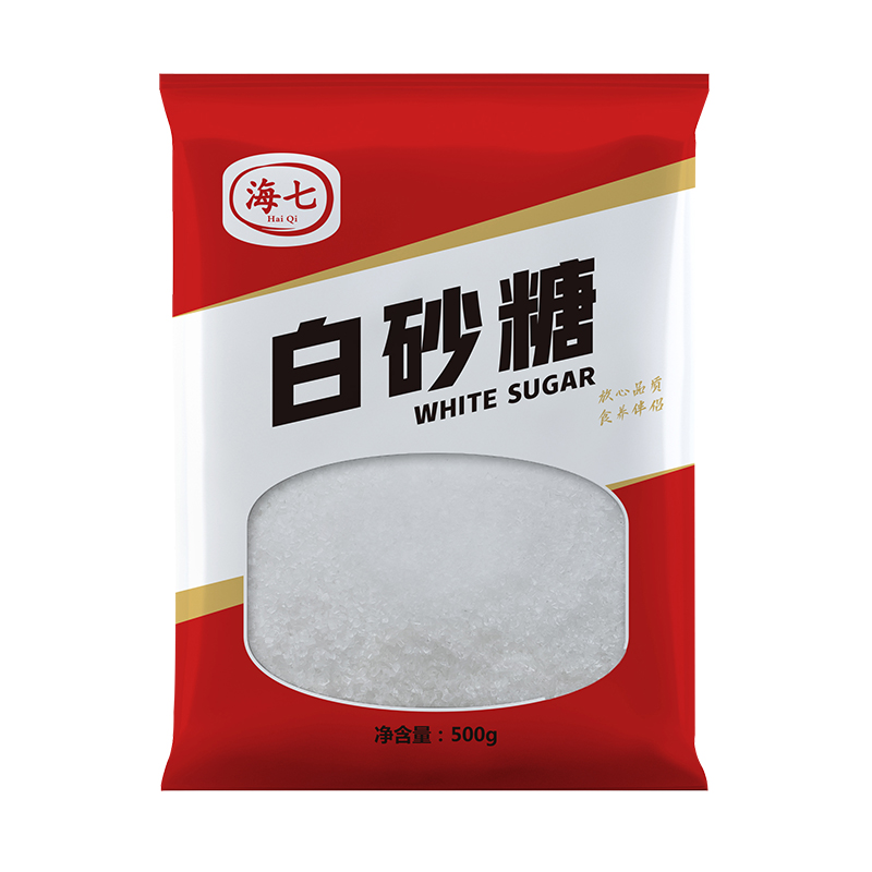 海七调味品食糖白砂糖500g高清大图