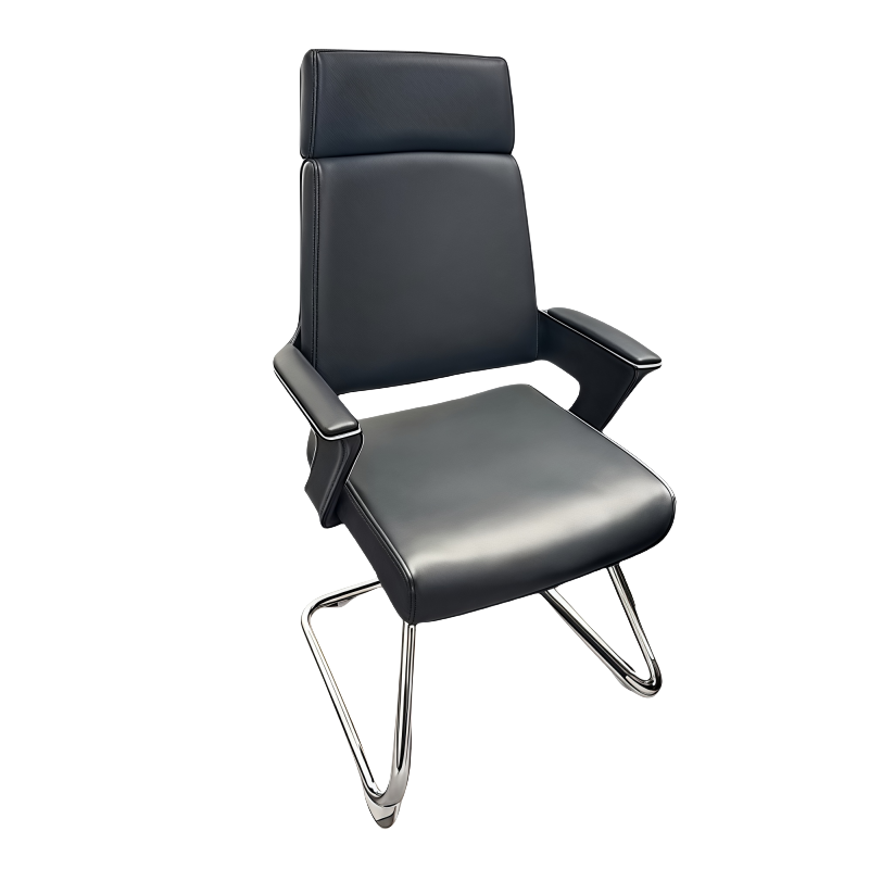 称办公座椅黑色把高清大图