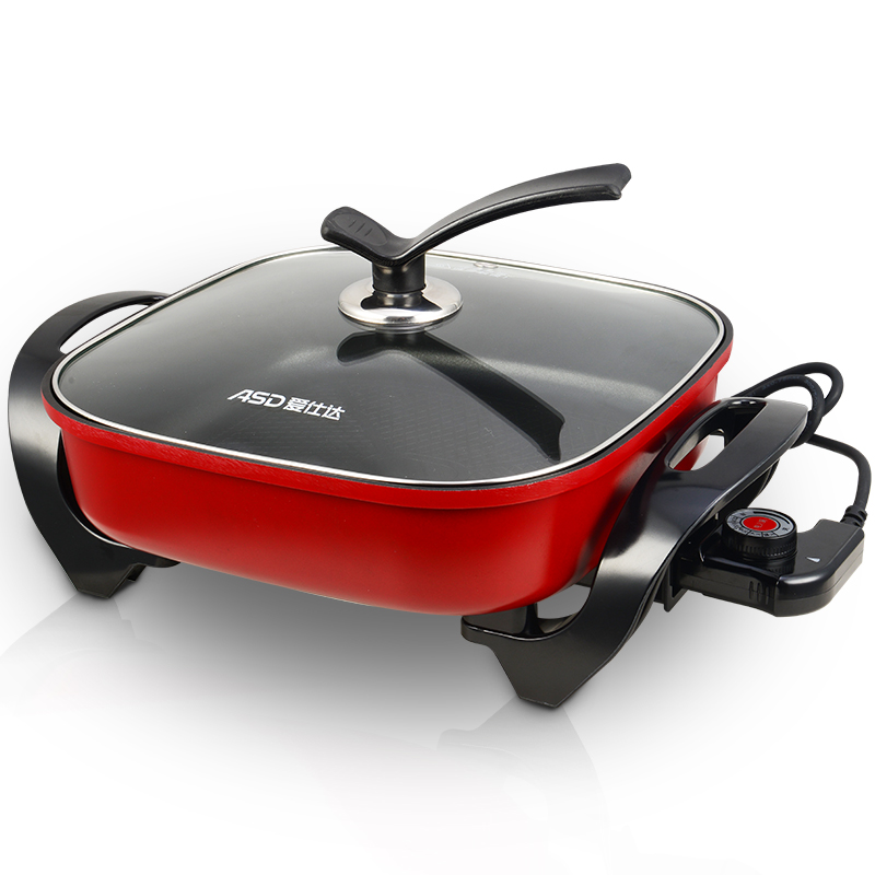 爱仕达(ASD)家用大容量5L 电火锅大功率1500W不粘火锅AH-F15J103