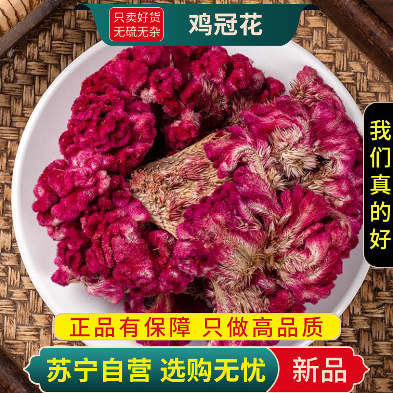 甄选鸡冠花100克正品干货新货老来红干花凤尾大公鸡鸡冠花煮水泡茶正品