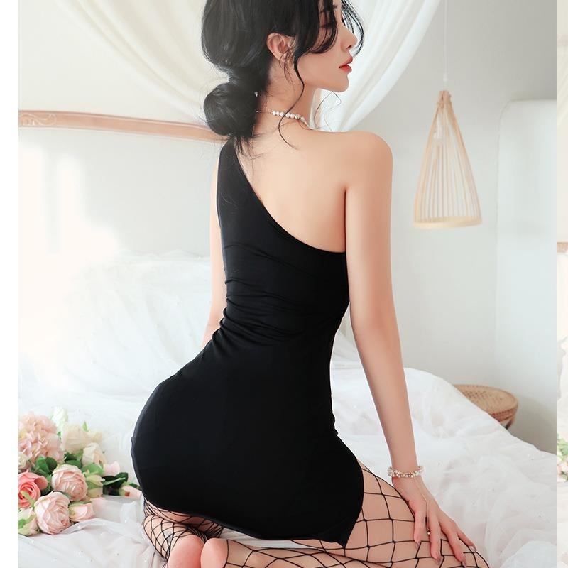 长夜漫漫情趣内衣女性感包臀裙制服诱惑激情睡衣火辣纯欲套装1912高清大图