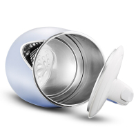 美的(Midea)WHJ1705C 电水壶 304不锈钢电热水壶 1.7L容量 双层防烫烧水壶