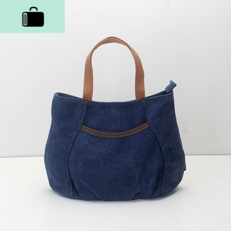 原创新款夏季小包包女士帆布包文艺手提布包妈咪时尚手拎小布包new